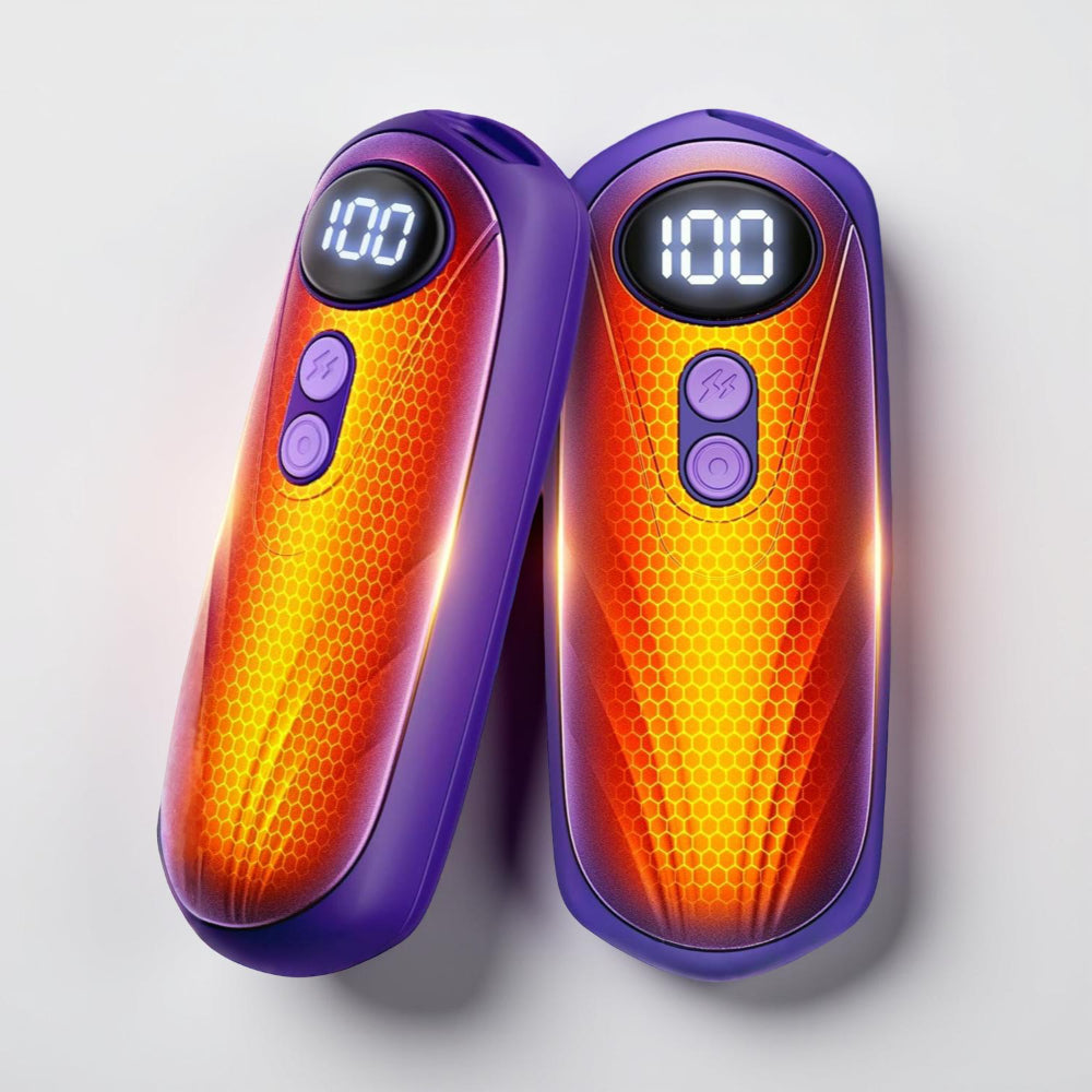 Reusable Pocket Hand Warmers LED Heating Set