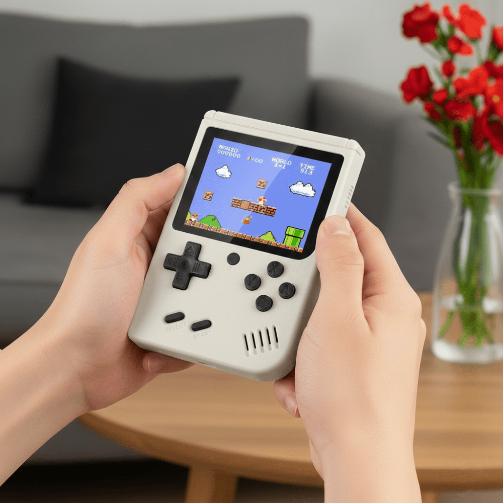 Compact Retro Game Console 400 Classic Games On The Go