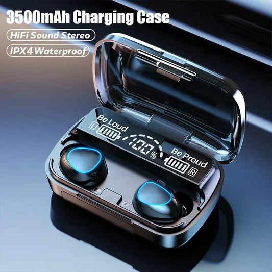 Wireless Bluetooth Earbuds with Long Lasting Charging Case - VogeLuxe