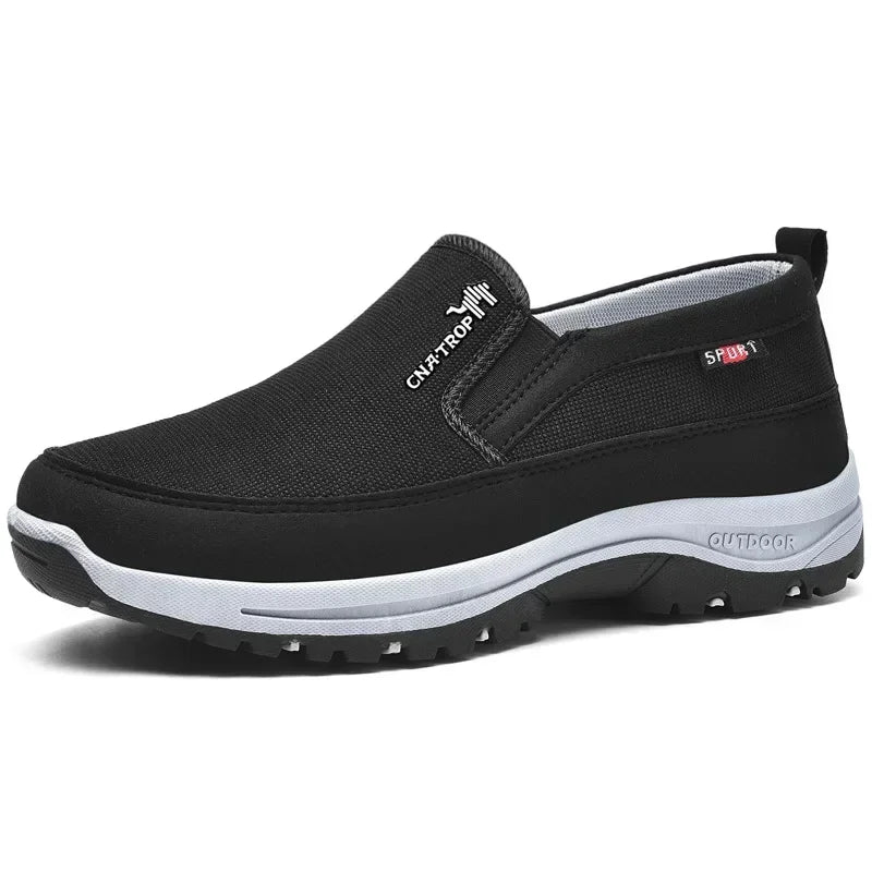 Men's Comfortable Hiking Slip-On Shoes - Breathable & Grip Sole