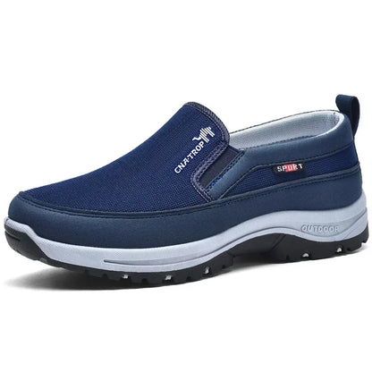 Men's Comfortable Hiking Slip-On Shoes - Breathable & Grip Sole