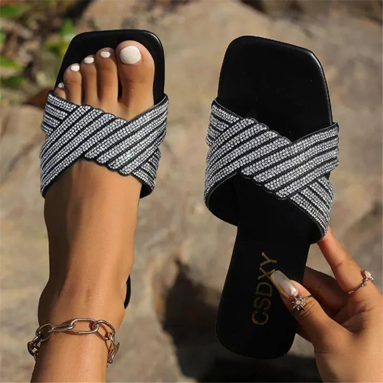 Comfy Women's Flat Sandals - Casual Beach Shoes