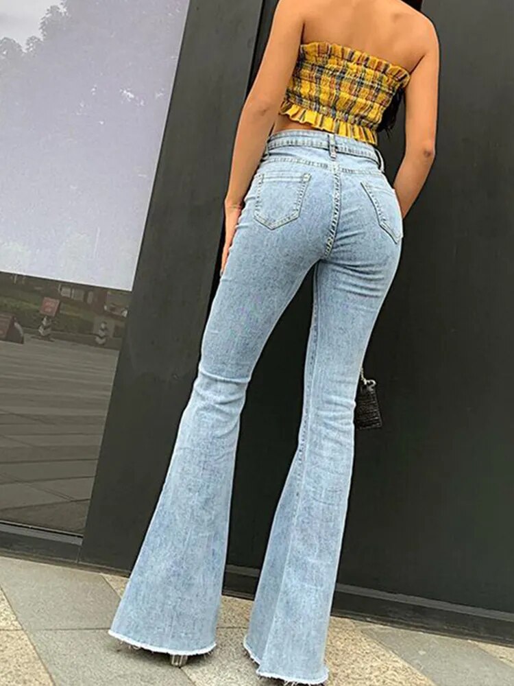 Classic Comfortable Wide Leg Women's Jeans