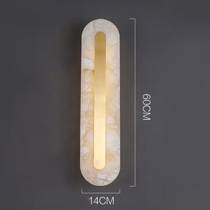 Classic Marble Round Wall Lamp Soft Ambient Glow