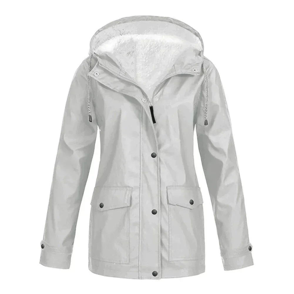 Ladies' Oversized Long Sleeve Hooded Sweatshirt