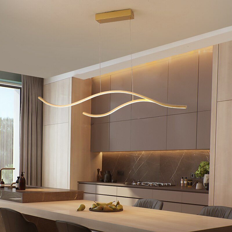Modern Geometric Crystal LED Chandelier Light Fixture