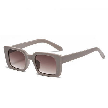 Stylish Rectangular Animal Print UV Sunglasses