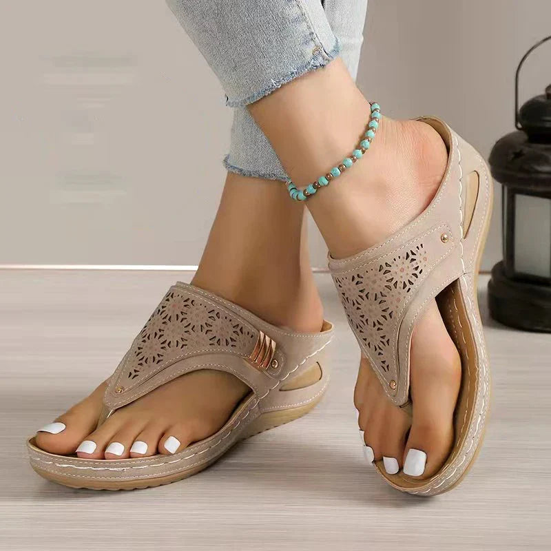 Comfortable Women's Summer Wedge Flip Flops