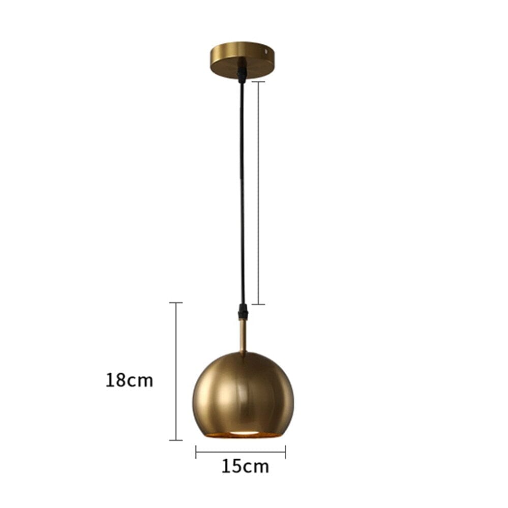 Classic Gold Drop Pendant