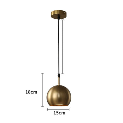 Classic Gold Drop Pendant