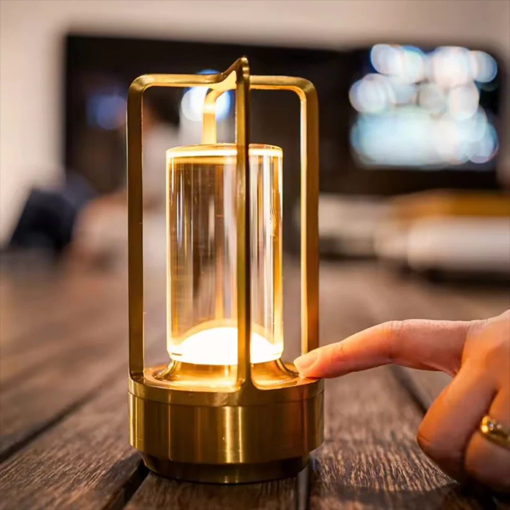 Sleek Metal Desk Lamp with LED Lighting