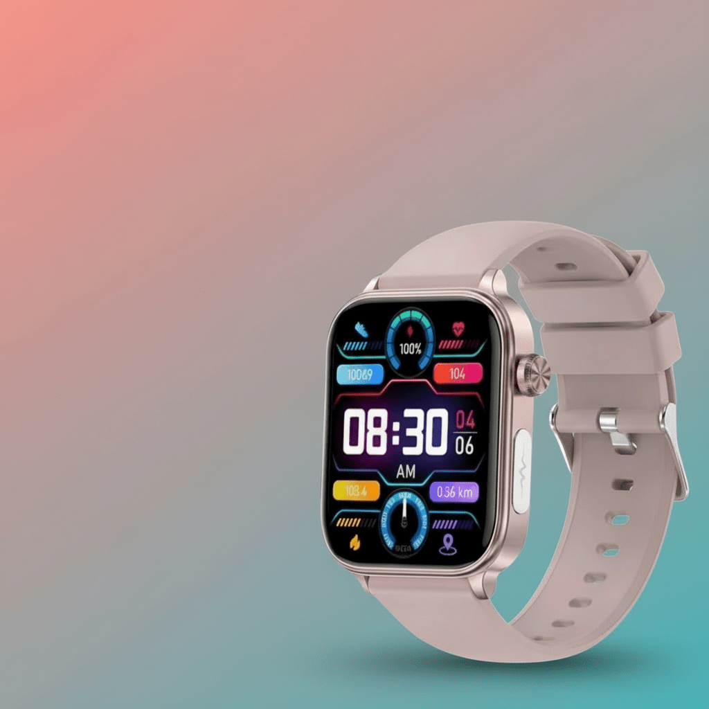 Fitness Tracker Smartwatch with SOS and Blood Pressure Monitor