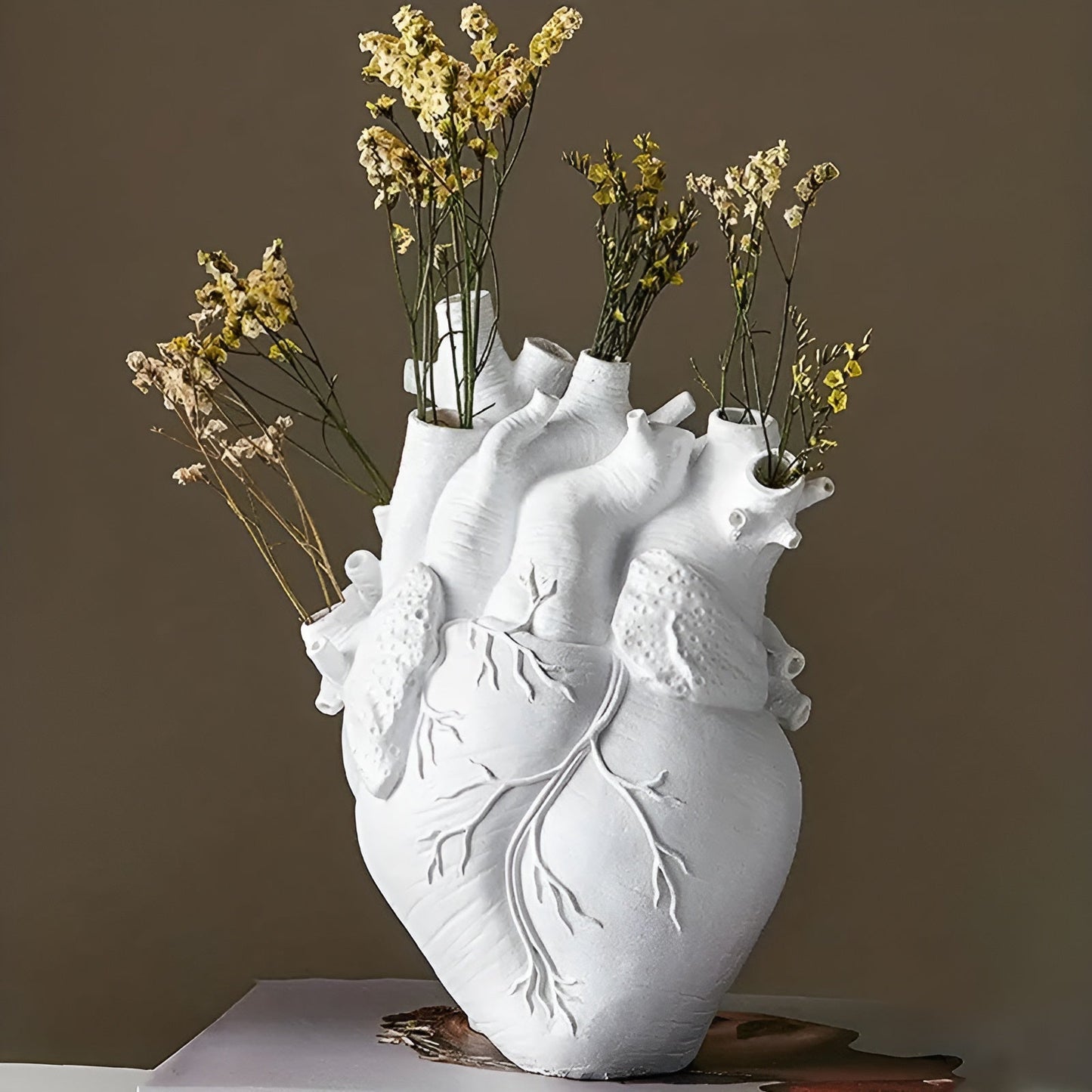 Beautiful Heart Shaped Floral Vase