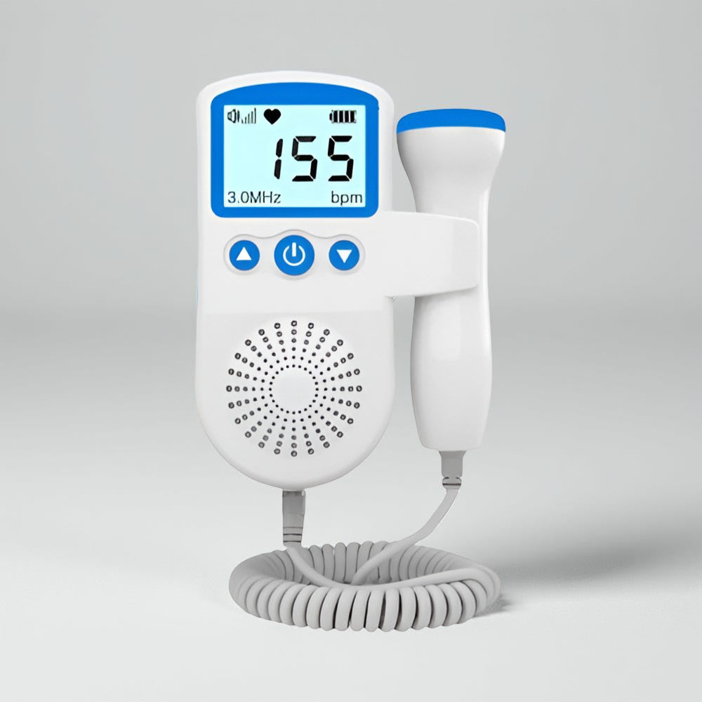 Heart Rate Monitor Fetal Doppler Baby Sound Listening Device – VogeLuxe