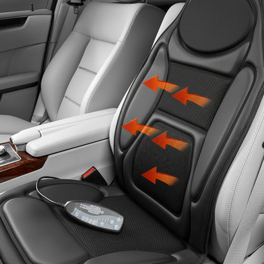 Warm Car Seat Massager with Lumbar Support - VogeLuxe