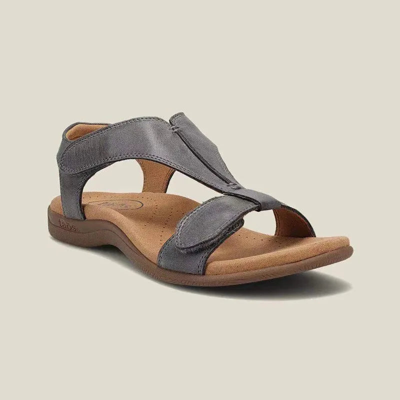 Comfortable Round Toe Flat Sandals for Women