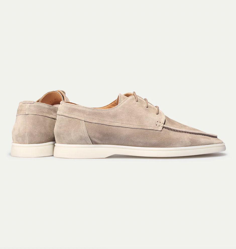 VogeLuxe | Men’s Suede Lace Up Derby Boat Hybrid Shoes