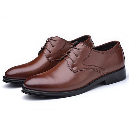 Sustainable Men's Leather Look Shoes - BritishElegance