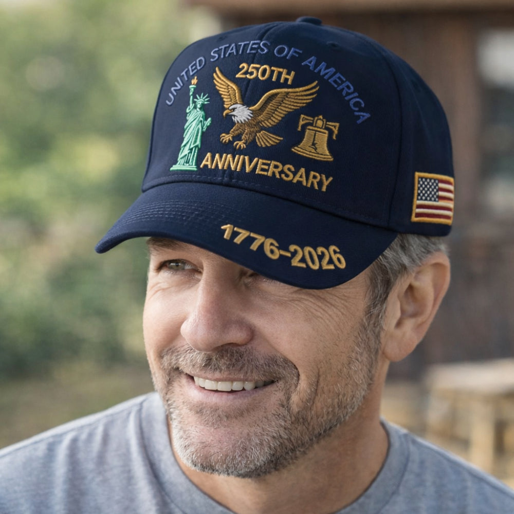 Classic American Flag Baseball Cap for Men