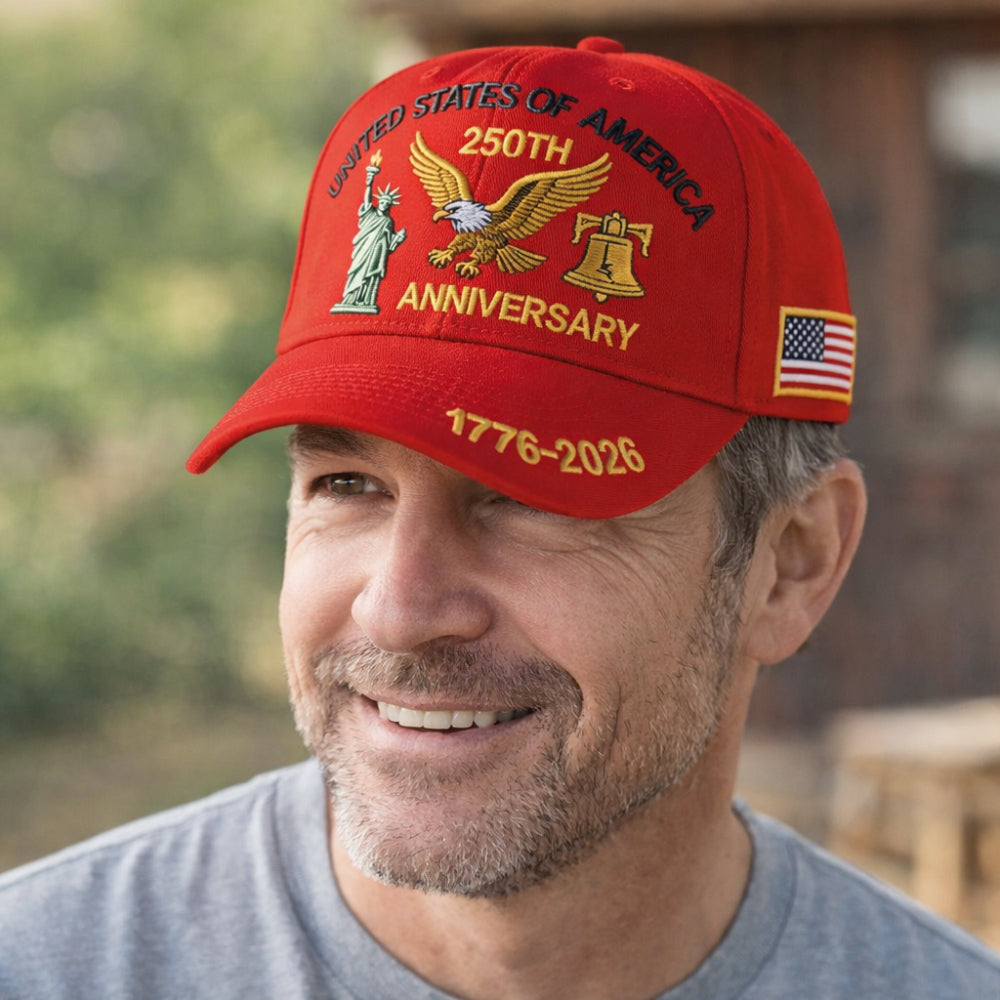 Classic American Flag Baseball Cap for Men