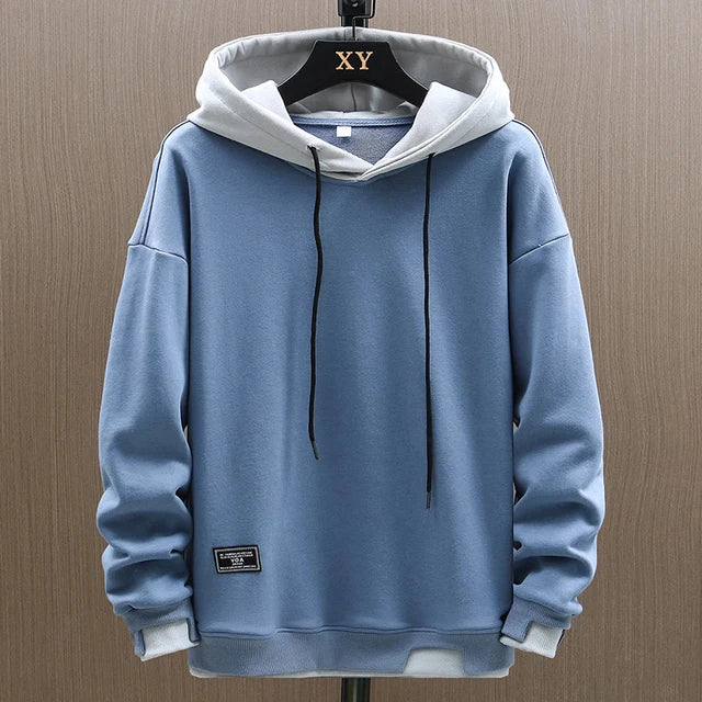 Men's Comfortable Graphic Hooded Sweatshirt - VogeLuxe