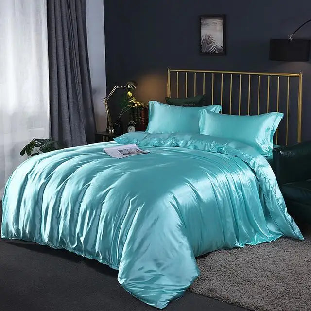 Soft 4-Piece Bed Sheet Set with Duvet Cover