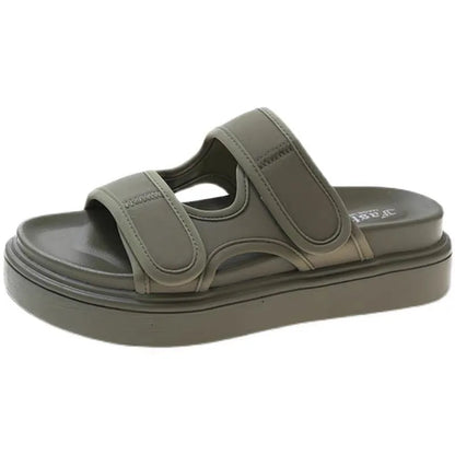 Comfortable Women's Beach Slide Sandals – Thick Sole Summer Slides