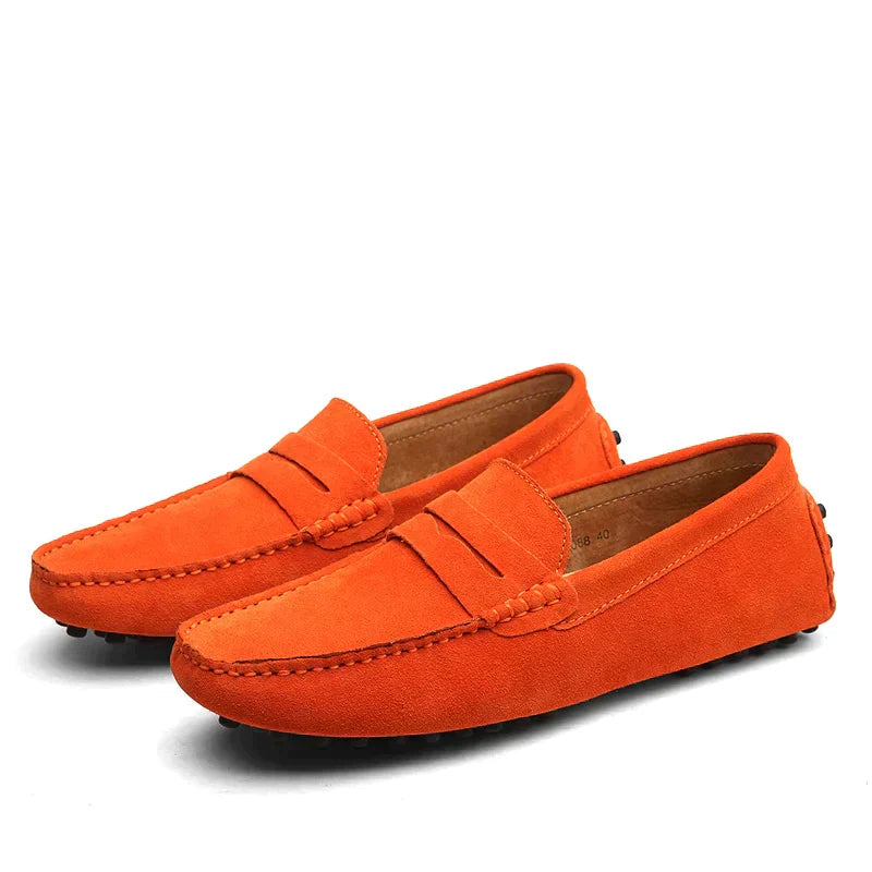 Comfortable Mens Suede Slip On Shoes