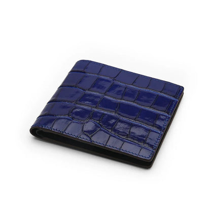 Personalized Monogrammed Alligator Leather Wallet