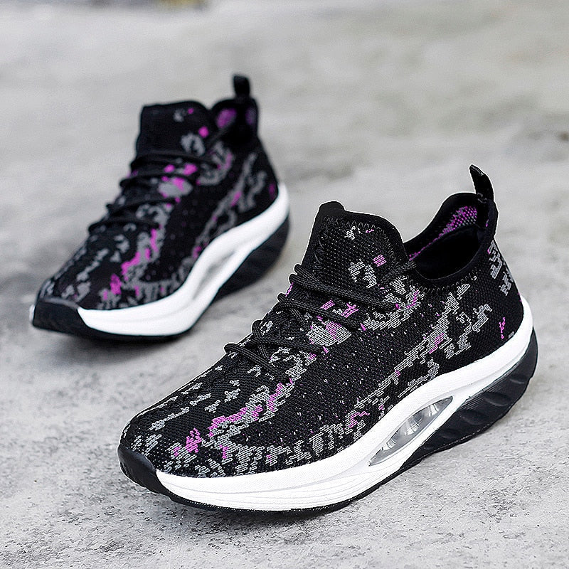 Comfortable Women's Running Shoes with Designs