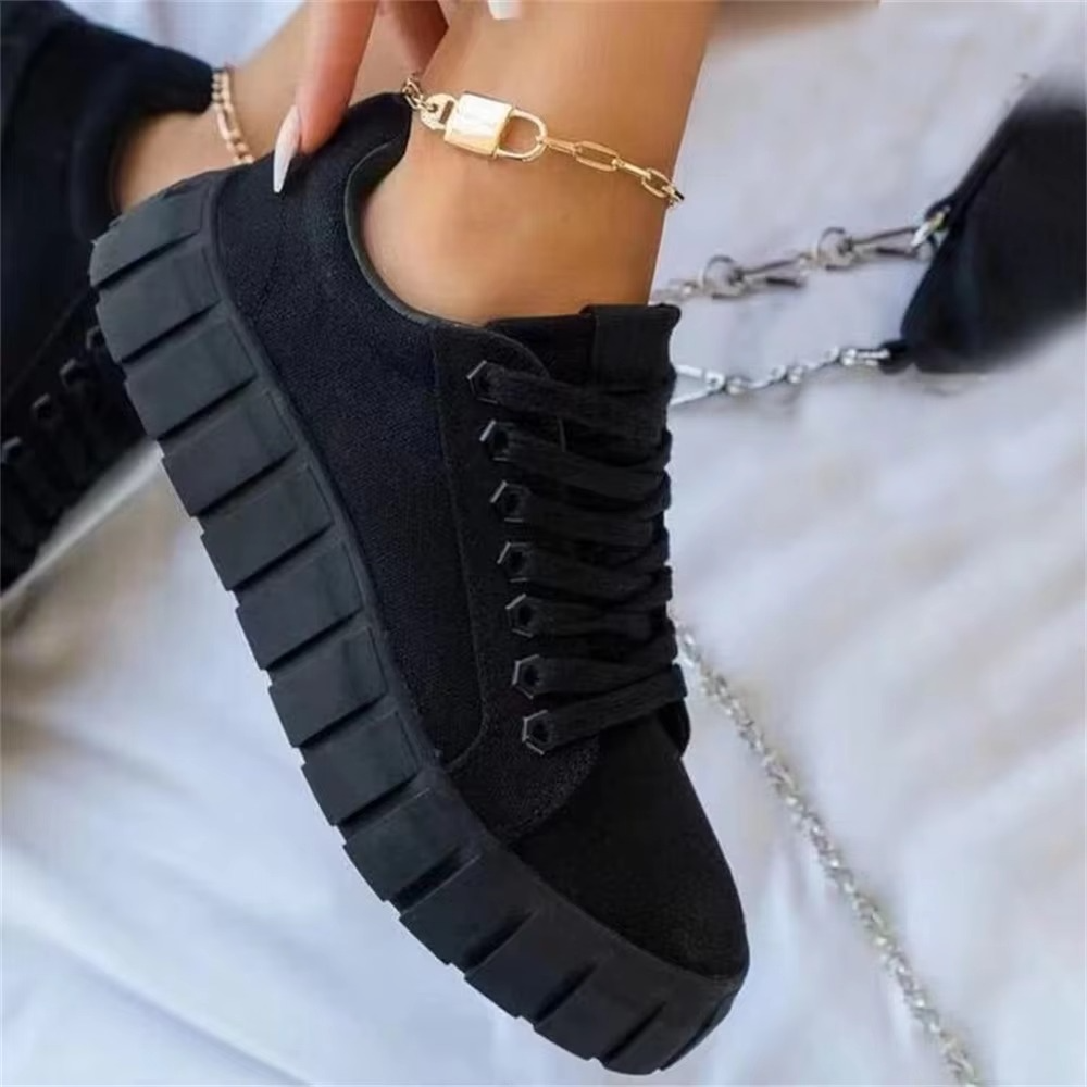 Fashionable Lace Up High Top Sneakers - VogeLuxe
