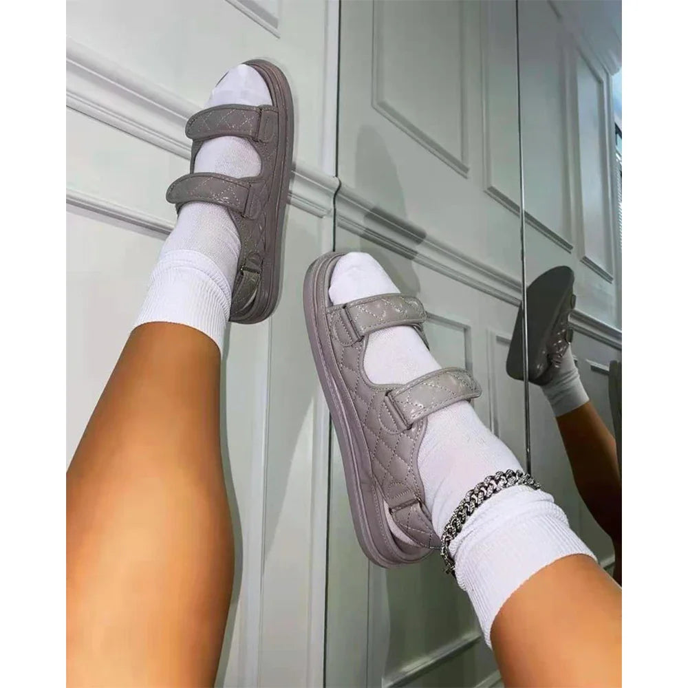 Comfortable Women's Flat Sandals - Lightweight Summer Beach Shoes