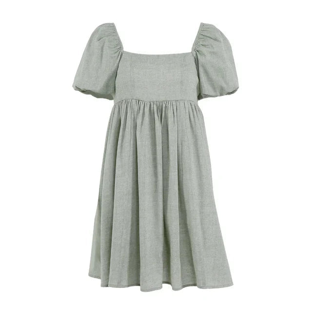 Women's Lightweight Floral Sundress with Ruffle Sleeves