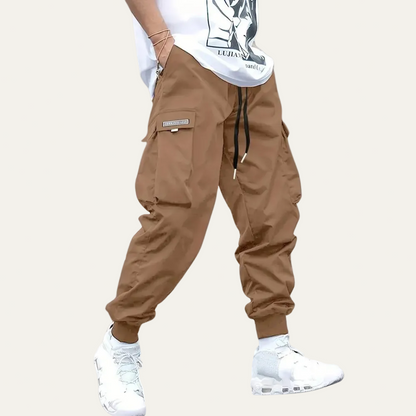 VogeLuxe | Men’s Relaxed Fit Utility Cargo Jogger Pants