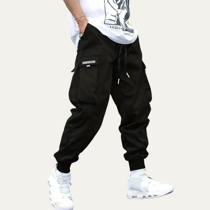 VogeLuxe | Men’s Relaxed Fit Utility Cargo Jogger Pants