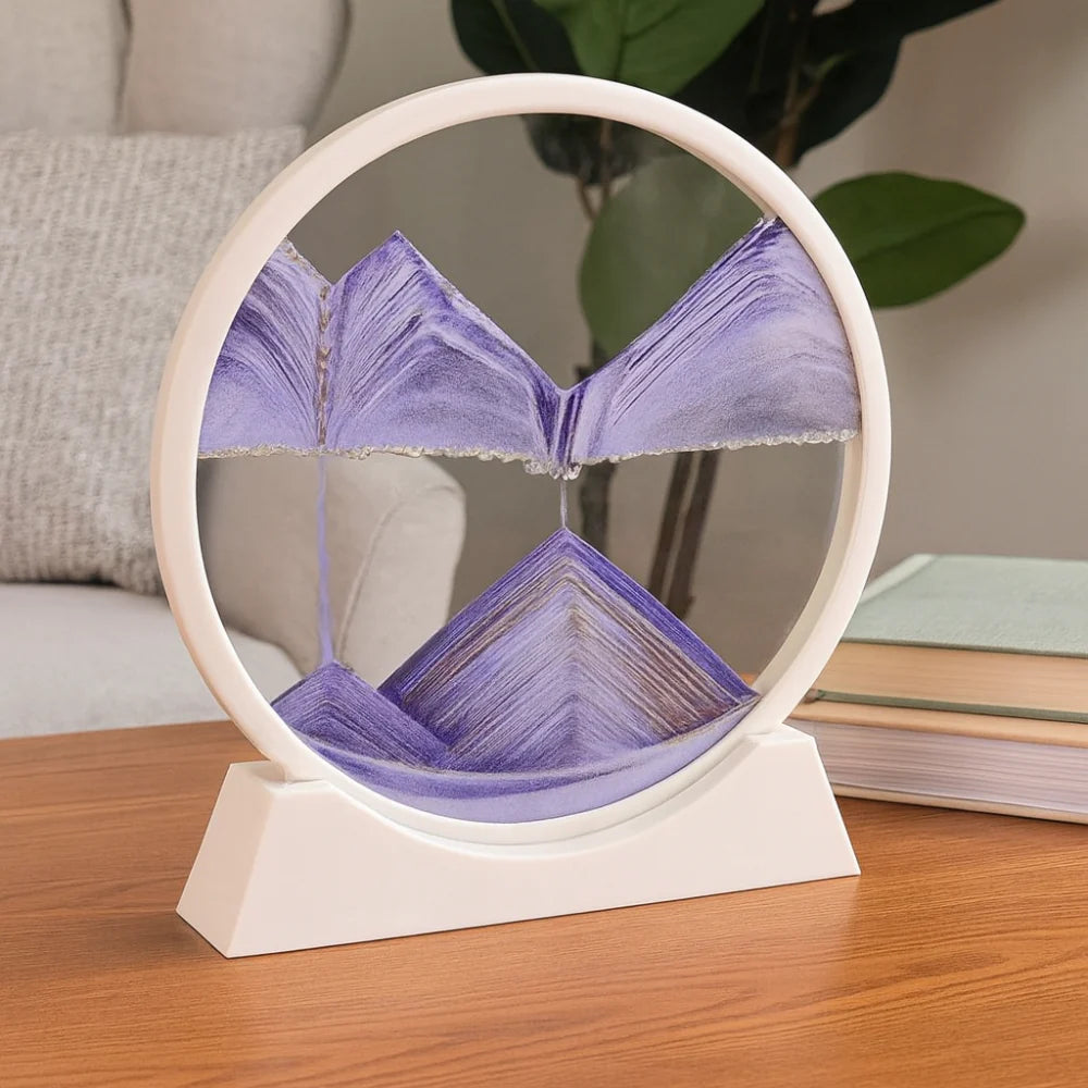 Beautiful Glass Sand Art Decor Table Centerpiece