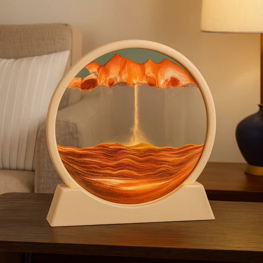 Beautiful Glass Sand Art Decor Table Centerpiece - VogeLuxe