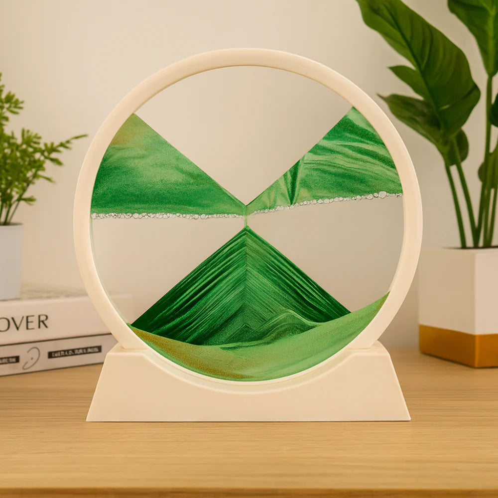 Beautiful Glass Sand Art Decor Table Centerpiece