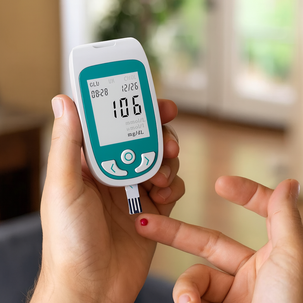 Accurate Diabetes Test Meter Home Health Care Kit - VogeLuxe