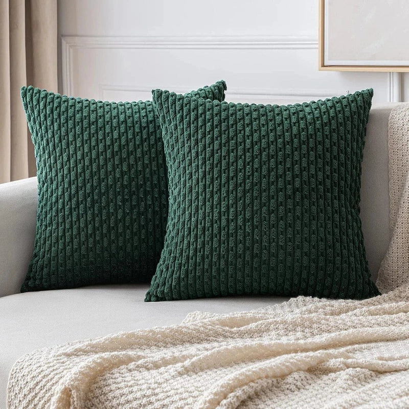 Cozy Textured Cushion Covers | Plush Boho Style - VogeLuxe