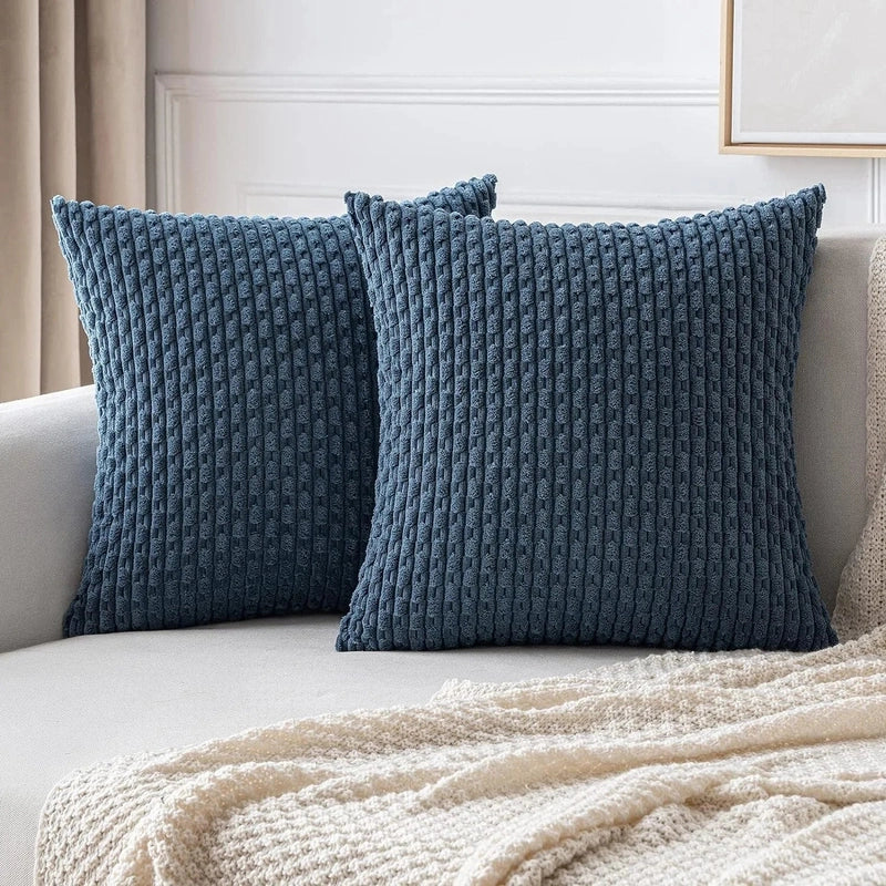 Cozy Textured Cushion Covers | Plush Boho Style
