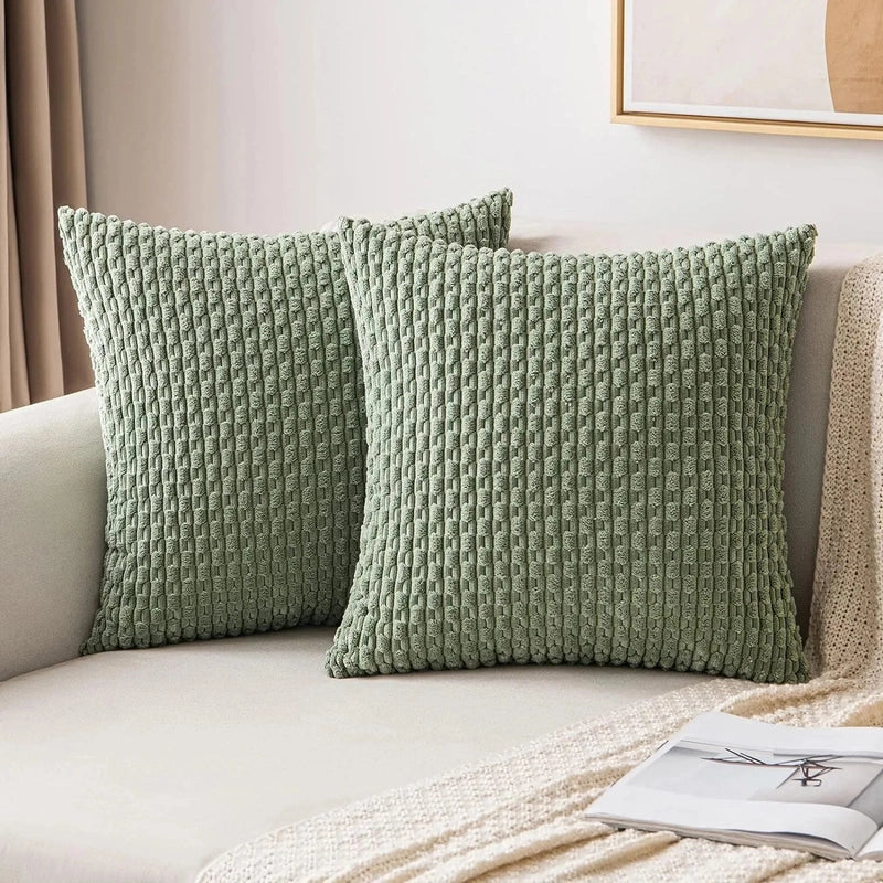 Cozy Textured Cushion Covers | Plush Boho Style