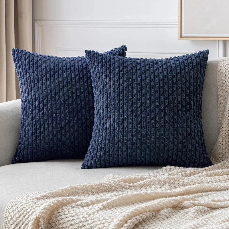 Cozy Textured Cushion Covers | Plush Boho Style