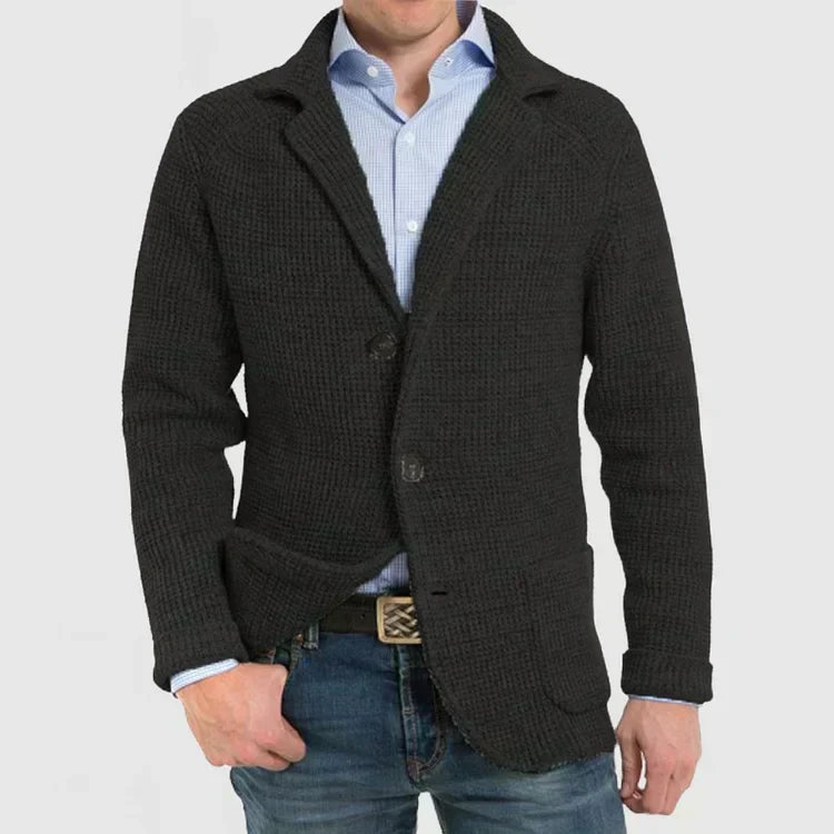 Classic Men's 2-Button Knit Jacket