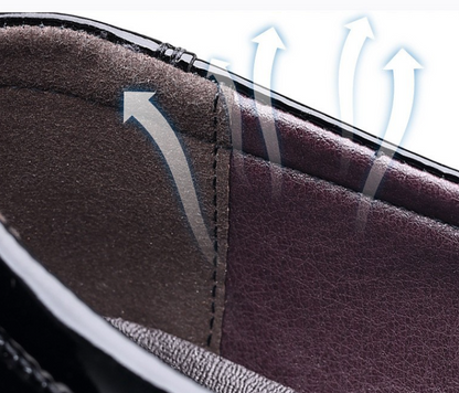 VogeLuxe | Men’s Glossy British Leather Loafers