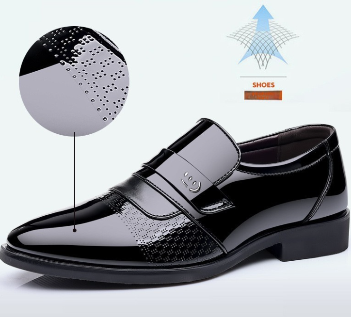 VogeLuxe | Men’s Glossy British Leather Loafers