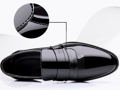 VogeLuxe | Men’s Glossy British Leather Loafers