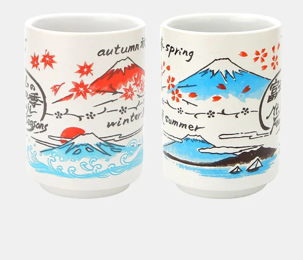 Traditional Japanese Ceramic Tea Cups