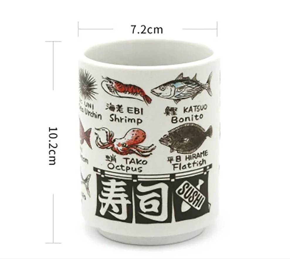 Traditional Japanese Ceramic Tea Cups
