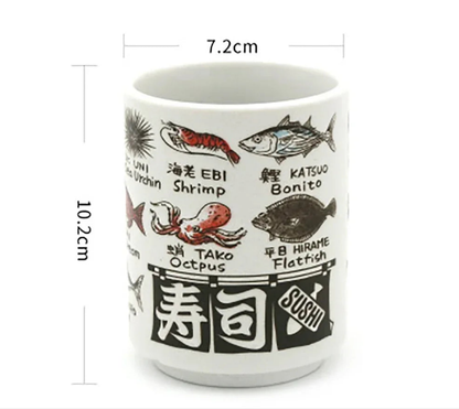 Traditional Japanese Ceramic Tea Cups